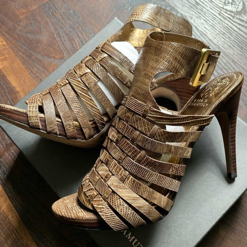Vince Camuto Fallon heel strappy shoe